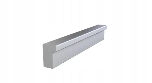 Nowoczesny uchwyt meblowy 96 mm, wykonany z aluminium, idealny do kuchni i łazienki.